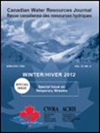 Canadian Water Resources Journal杂志封面